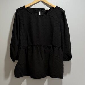 Time and Tru Black Top